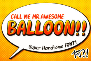 Awesome Balloon: A Fresh, Playful Display Font