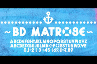 BD Matrose: A Bold Display Typeface for Eye-Catching Campaigns