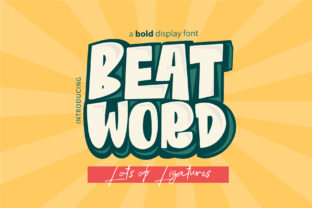 Beat Word: A Playful Display Font for Editorial Design