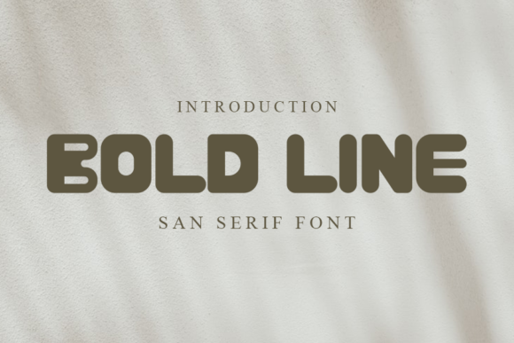 Boost Your Brand with Bold Line: A Versatile Display Font