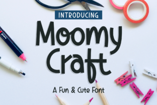Bring Charm to Your Handmade Creations with Moomycraft Font