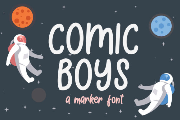 Comic Boys: A Fun and Quirky Display Typeface