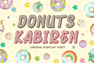 Donuts Kabiren: A Whimsical Display Font for Web Design