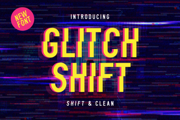 Glitch Shift: A Unique Display Font for Creative Makers