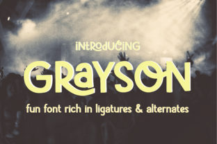 Grayson: A Charming Display Font for Editorial Brilliance