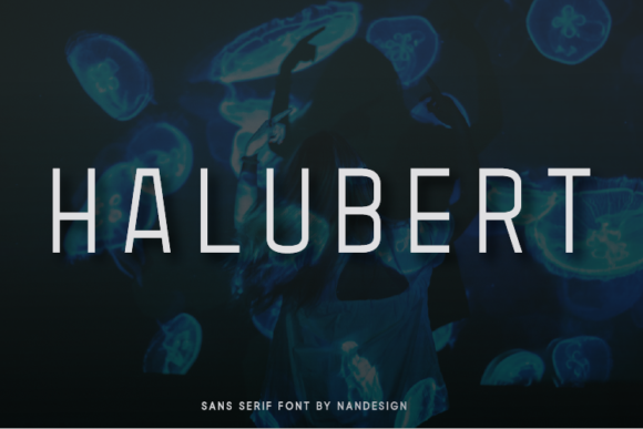 Halubert: A Clean and Casual Display Font for Web Design