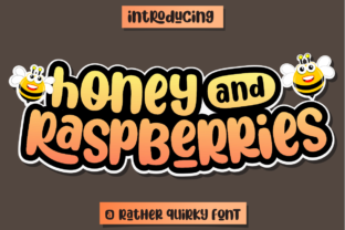 Honey and Raspberries: A Quirky Display Font for Web Design