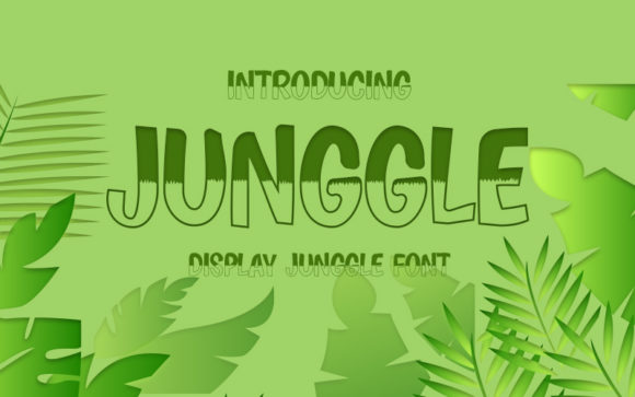 Junggle: A Playful Display Font for Engaging Editorial Designs