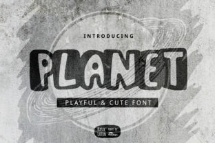Planet: A Standout Display Font for Creative Campaigns