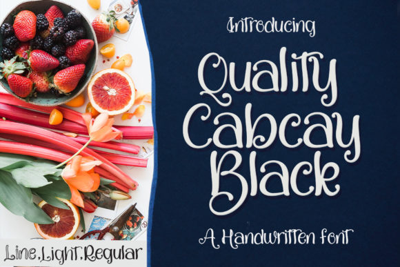 Quality Capcay: A Friendly Handwritten Font for Web Design