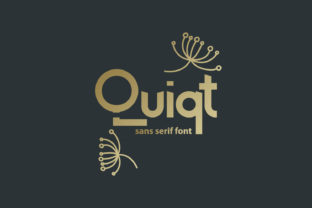 Quiqt: A Playful Display Typeface for Bold Editorial Design
