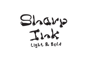 Sharp Ink: A Hand-Drawn Display Font for Creative Web Design