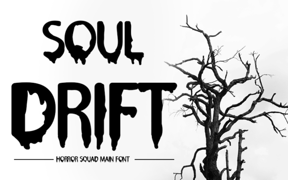 Soul Drift: A Spooky and Unique Font for Crafters