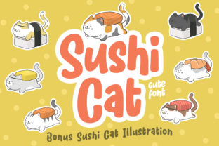 Sushi Cat: A Whimsical Font for Memorable Branding