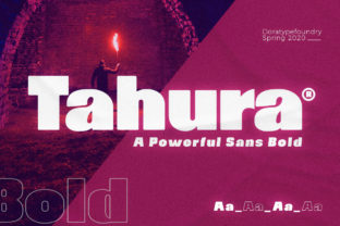 Tahura: A Bold and Luxurious Display Font for Branding