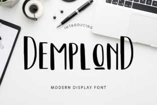 Unlock Visual Impact with Demplond, the Modern Display Font