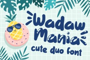 Wadaw Mania: A Versatile Display Font for Editorial Design