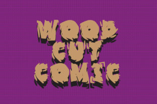 Wood Cut Comic: A Bold and Playful Typeface