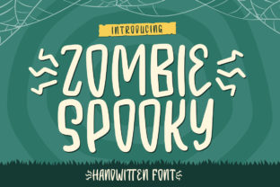 Zombie Spooky: A Charming Halloween Display Font for Web Design